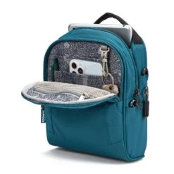 Pacsafe LS100 Anti-Theft Crossbody Bag -Fashion Bag Store Pacsafe LS100 Anti Theft Crossbody Bag Tidal Teal 2