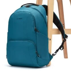 Pacsafe LS450 Anti-Theft Backpack -Fashion Bag Store Pacsafe LS450 Backpack Tidal Teal 5