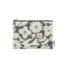 WPC Flat Pouch -Fashion Bag Store WPC Flat Pouch Flower Bird Charcoal 1