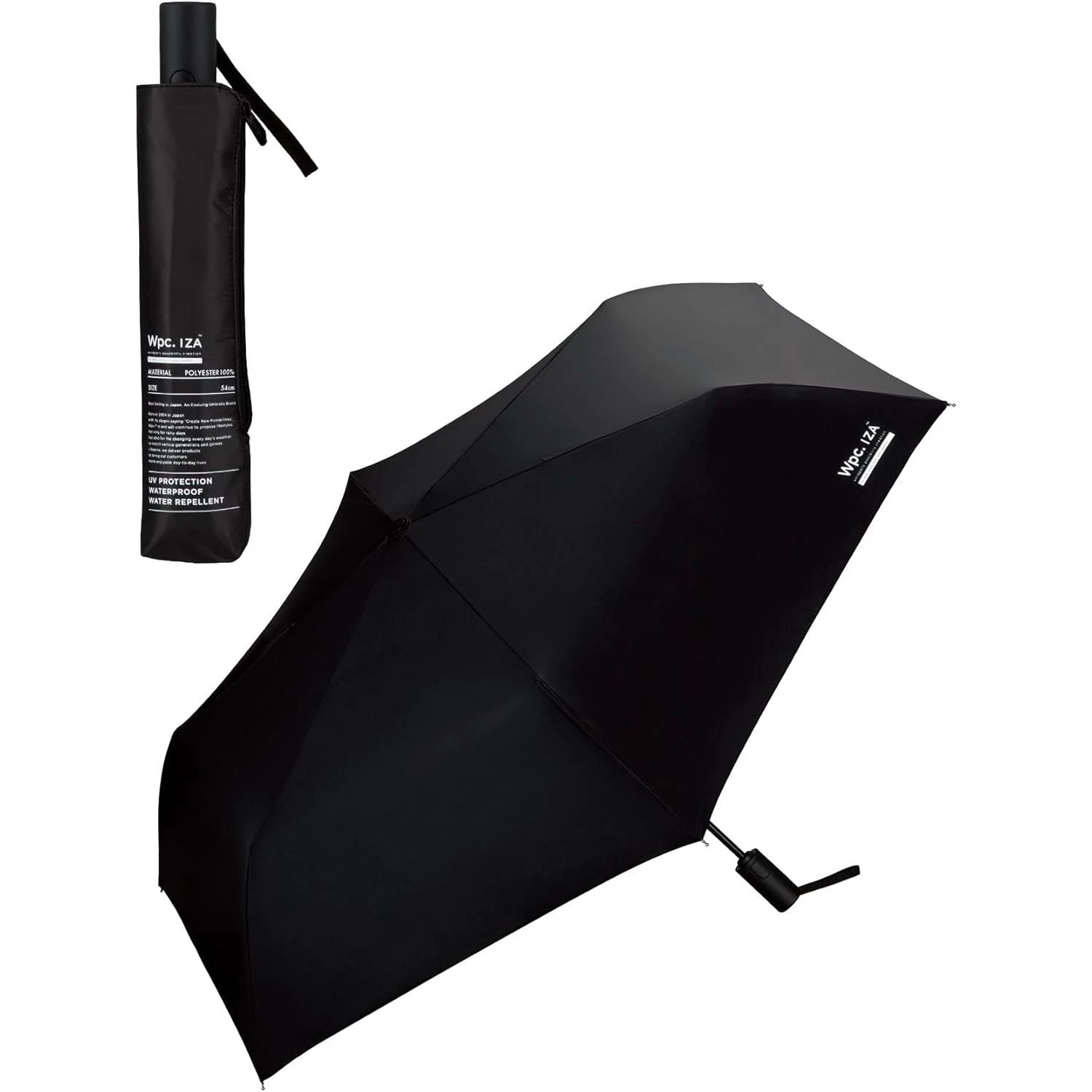 WPC IZA Automatic And Safe UV Protection UPF 50+ Men's Umbrella 54cm 4 WPC IZA Automatic And Safe UV Protection UPF 50+ Men's Umbrella 54cm - Image 2